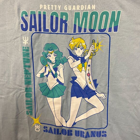 Sailor Moon Pretty Guardian Sailor Neptune and Sailor Uranus T-Shirt XL - Picture 2 of 4